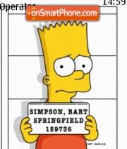 Скриншот темы Bart Simpson 03
