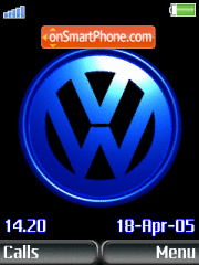 VW Logo Animated tema screenshot