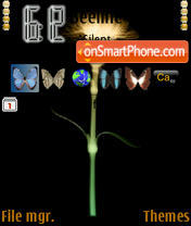 Flowers4 tema screenshot