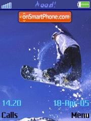 Snowboard 01 es el tema de pantalla