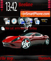 Capture d'écran Ferrari Dino thème