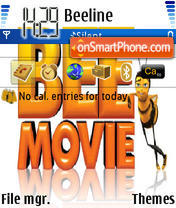 Скриншот темы BeeMovie
