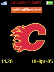 Capture d'écran Calgary Flames thème