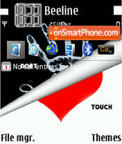 Dont Touch 02 tema screenshot