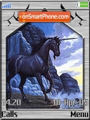 Black Unicorns theme screenshot