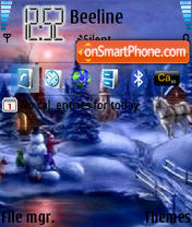 Zima theme screenshot