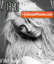 Скриншот темы Christina Aguilera