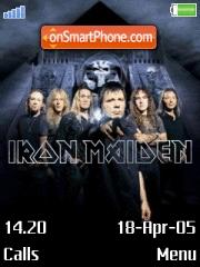 Iron Maiden W880 tema screenshot