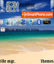 Beach 1 Def Icons theme screenshot