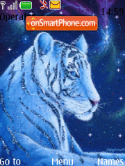 Скриншот темы Animated Tiger