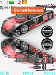 Animated Nissan Gtr tema screenshot