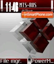 Capture d'écran Red Windows thème