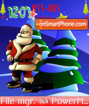 Santa Claus theme screenshot