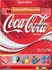 Скриншот темы Coca Cola