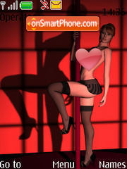 Strip Girl tema screenshot