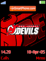 New Jersey Devils theme screenshot