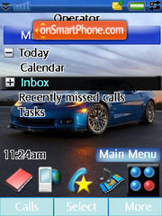 Скриншот темы Corvette Zr1 2009