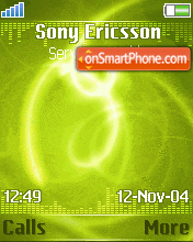 Animated Green tema screenshot