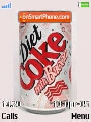 Capture d'écran Diet Coke thème