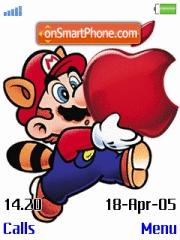 Capture d'écran Mario Apple thème