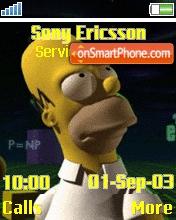 Homer 3D tema screenshot