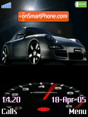 Capture d'écran Animated Porsche thème