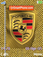 Animated Porsche tema screenshot
