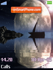 Animated Moon tema screenshot