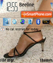 Girl Leg theme screenshot