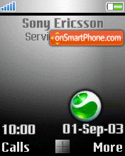Скриншот темы SonyEricsson Grey