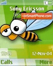 Capture d'écran Honeybees thème