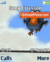 Bird Animated tema screenshot
