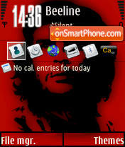 Che Guevara S60v3 theme screenshot