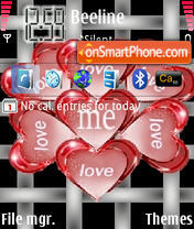 Love Me tema screenshot