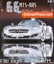Capture d'écran Animated Mercedes thème