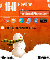 Winter 09 theme screenshot