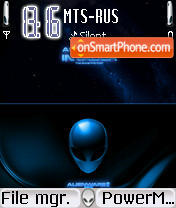 Knight Alienware tema screenshot