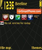 Скриншот темы Iphone2 3rd
