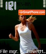 Capture d'écran Sharapova 01 thème