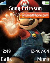 Super Mario Galaxy theme screenshot