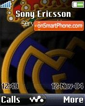 Capture d'écran Real Madrid 2009 thème