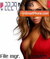 Beyonce Knowles 07 es el tema de pantalla