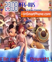 Скриншот темы Kingdom Hearts