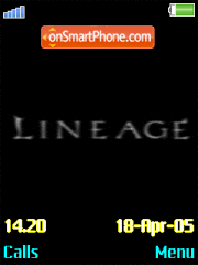 Capture d'écran LineAge 2 thème