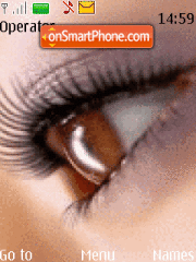 Animated Eye tema screenshot