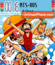 Скриншот темы One Piece 01