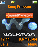 Animated Walkman theme screenshot