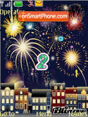 Happy New Year 2008 theme screenshot