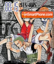 Скриншот темы One Piece Luffy Namizoro