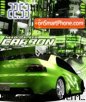 Nfs Carbon theme screenshot